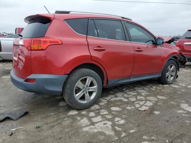 2T3RFREV0FW326996 - 2015 TOYOTA RAV4 XLE RED photo 3