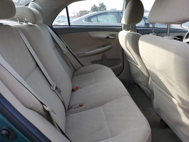 2T1BU4EE9AC495492 - 2010 TOYOTA COROLLA BASE TURQUOISE photo 10