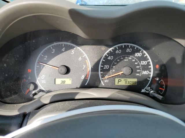 2T1BU4EE9AC495492 - 2010 TOYOTA COROLLA BASE TURQUOISE photo 9