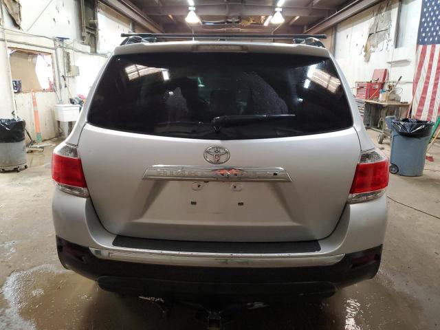 5TDYK3EH5DS118836 - 2013 TOYOTA HIGHLANDER LIMITED SILVER photo 6