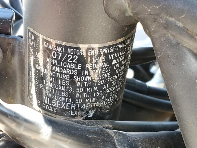 ML5EXER14PDA80929 - 2023 KAWASAKI EX650 R GREEN photo 9