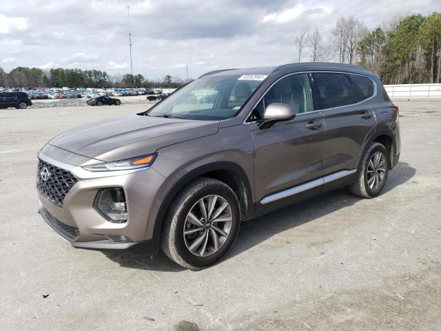 5NMS33AD8KH029834 - 2019 HYUNDAI SANTA FE SEL TAN photo 1