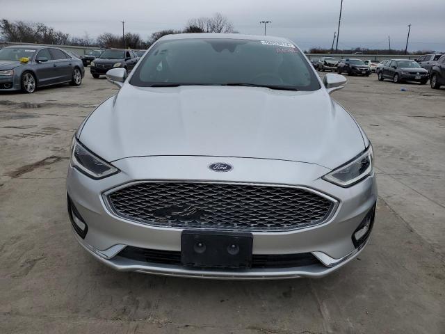 3FA6P0D97KR106582 - 2019 FORD FUSION TITANIUM SILVER photo 5