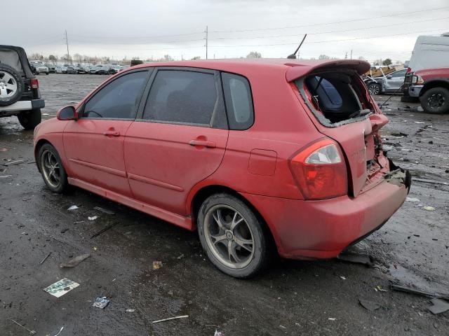 KNAFE161985010815 - 2008 KIA SPECTRA5 5 SX RED photo 2