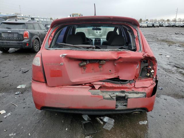 KNAFE161985010815 - 2008 KIA SPECTRA5 5 SX RED photo 6