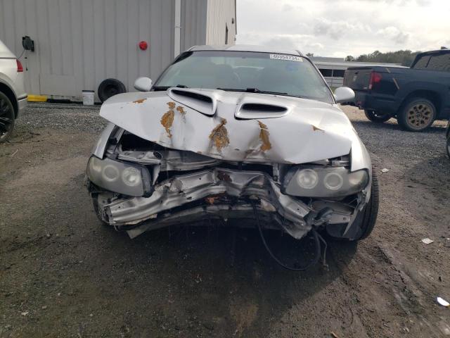 6G2VX12U55L384636 - 2005 PONTIAC GTO SILVER photo 5