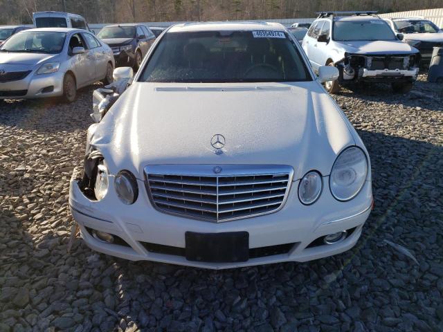 WDBUF87X59B422797 - 2009 MERCEDES-BENZ E 350 4MATIC WHITE photo 5