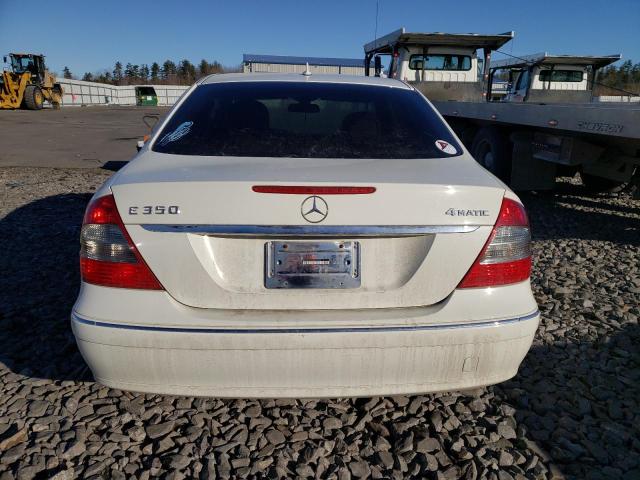 WDBUF87X59B422797 - 2009 MERCEDES-BENZ E 350 4MATIC WHITE photo 6