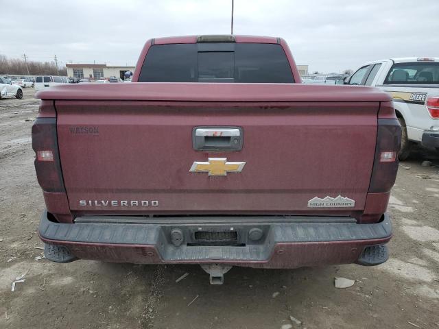 3GCUKTEC5EG333765 - 2014 CHEVROLET SILVERADO K1500 HIGH COUNTRY BURGUNDY photo 6