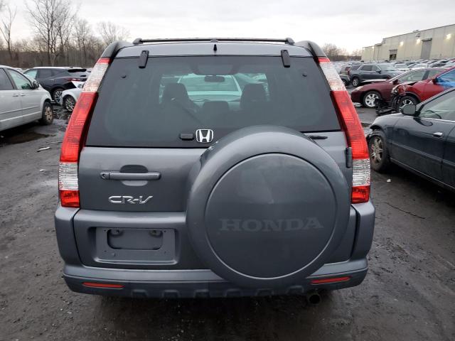 SHSRD78946U437364 - 2006 HONDA CR-V SE GRAY photo 6