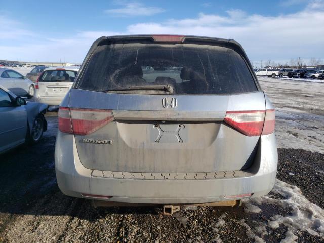 5FNRL5H44BB501836 - 2011 HONDA ODYSSEY EX BLUE photo 6