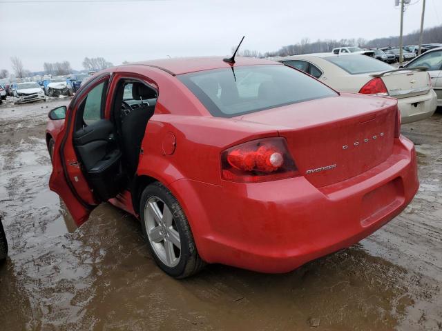 1B3BD1FB3BN573655 - 2011 DODGE AVENGER MAINSTREET RED photo 2