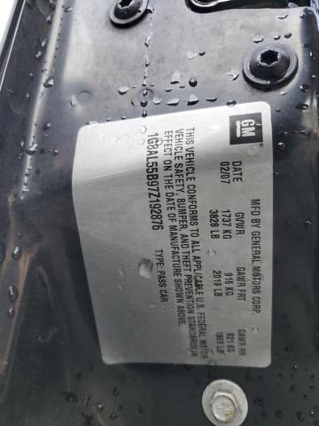 1G8AL55B97Z192876 - 2007 SATURN ION LEVEL 3 WHITE photo 12