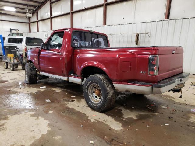 1FTEF14N2NKA89548 - 1992 FORD F150 RED photo 2