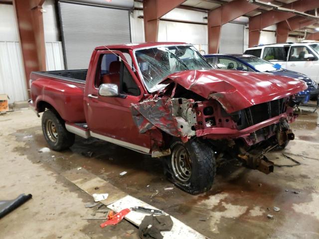 1FTEF14N2NKA89548 - 1992 FORD F150 RED photo 4