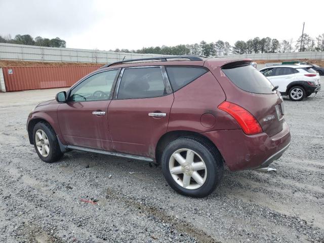 JN8AZ08WX5W419548 - 2005 NISSAN MURANO SL BROWN photo 2