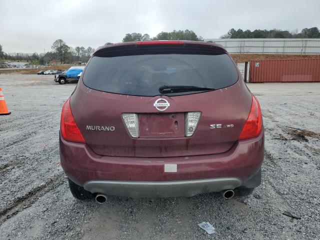 JN8AZ08WX5W419548 - 2005 NISSAN MURANO SL BROWN photo 6