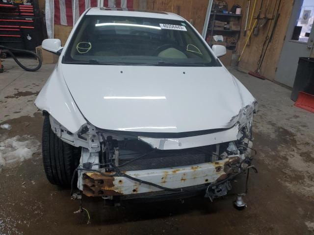 1G1ZE5E09CF178692 - 2012 CHEVROLET MALIBU LTZ თეთრი ფოტო 5