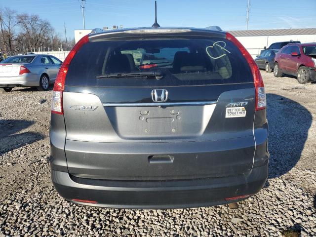 5J6RM4H72EL095004 - 2014 HONDA CR-V EXL GRAY photo 6