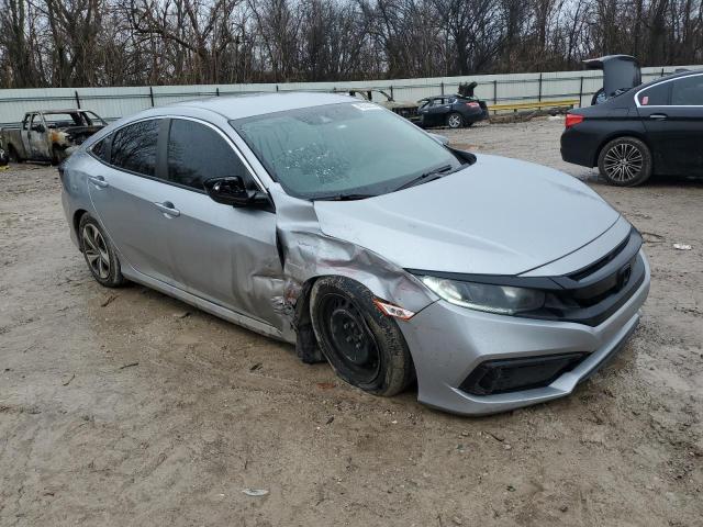 2HGFC2F6XLH579881 - 2020 HONDA CIVIC LX SILVER photo 4