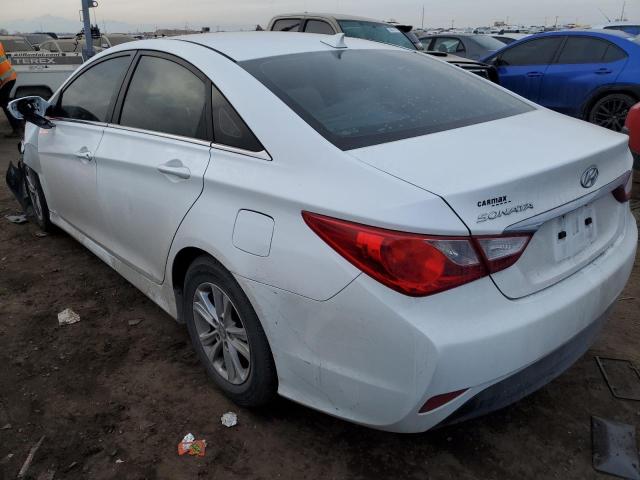 5NPEB4AC7EH822949 - 2014 HYUNDAI SONATA GLS WHITE photo 2