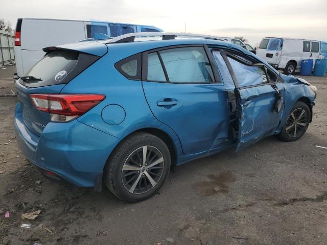 4S3GTAC62K3723880 - 2019 SUBARU IMPREZA PR BLUE photo 3