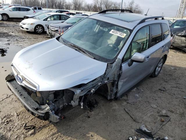 JF2SJAKC9FH534340 - 2015 SUBARU FORESTER 2.5I LIMITED SILVER photo 1