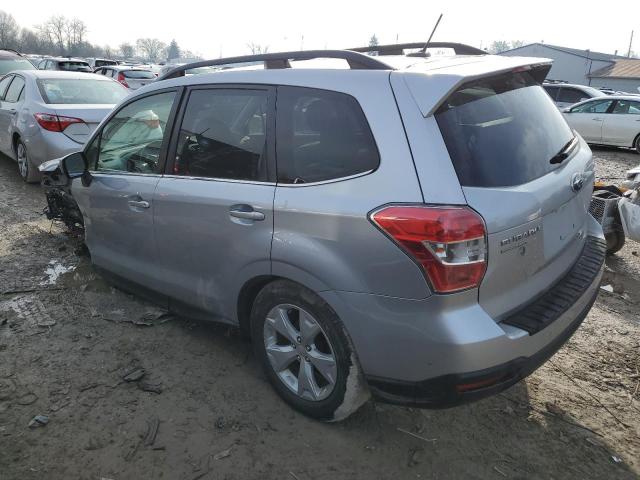 JF2SJAKC9FH534340 - 2015 SUBARU FORESTER 2.5I LIMITED SILVER photo 2
