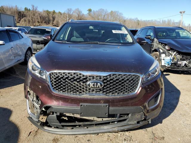 5XYPG4A32GG013430 - 2016 KIA SORENTO LX MAROON photo 5