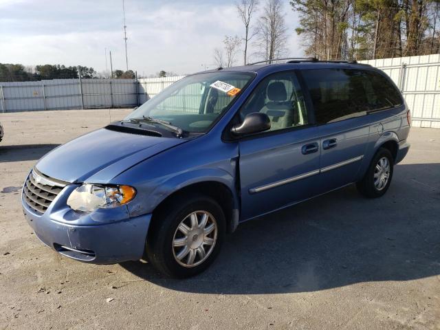 2A4GP54L27R184511 - 2007 CHRYSLER TOWN & COU TOURING ლურჯი ფოტო 1