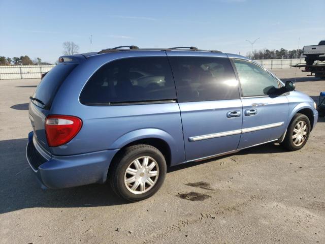 2A4GP54L27R184511 - 2007 CHRYSLER TOWN & COU TOURING BLUE photo 3