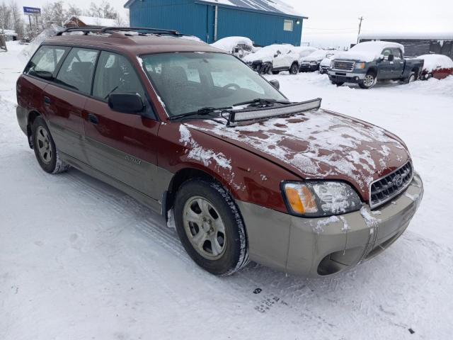 4S3BH675147644643 - 2004 SUBARU LEGACY OUTBACK AWP RED photo 4