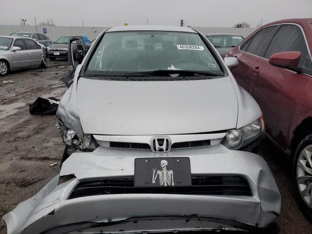 2HGFA16527H310836 - 2007 HONDA CIVIC LX SILVER photo 5