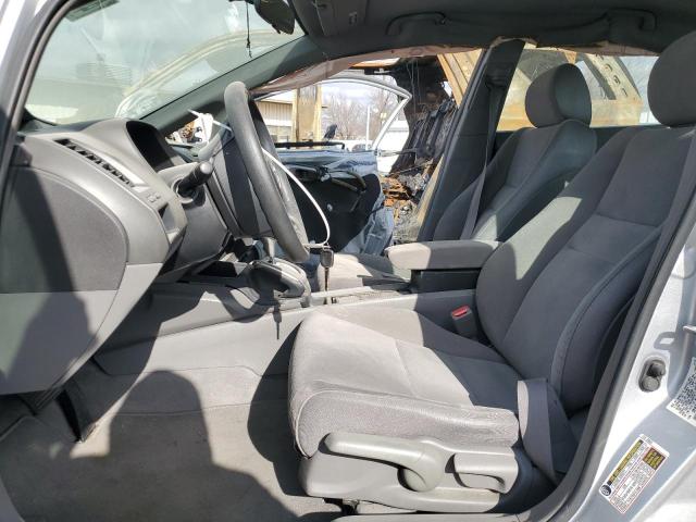 2HGFA16527H310836 - 2007 HONDA CIVIC LX SILVER photo 7