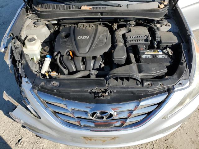 5NPEC4AC1BH004366 - 2011 HYUNDAI SONATA SE SILVER photo 11