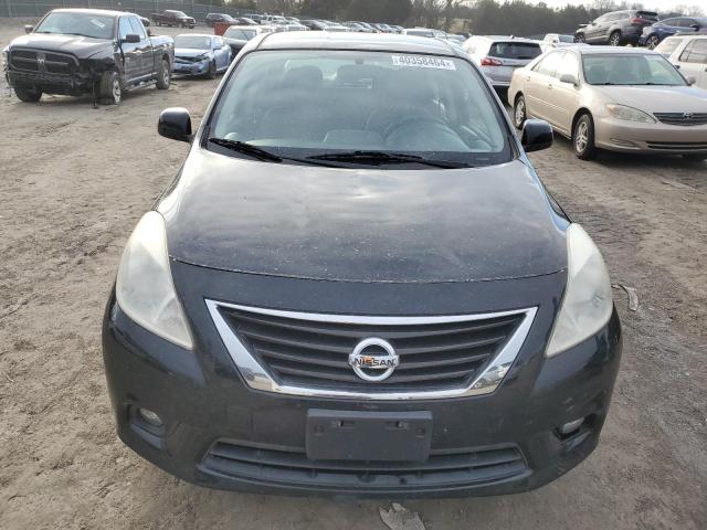 3N1CN7AP9CL860945 - 2012 NISSAN VERSA S BLACK photo 5