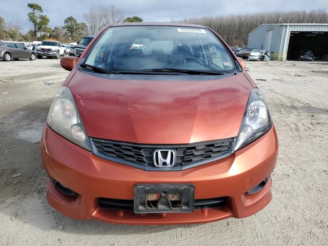 JHMGE8H51CC016529 - 2012 HONDA FIT SPORT ORANGE photo 5