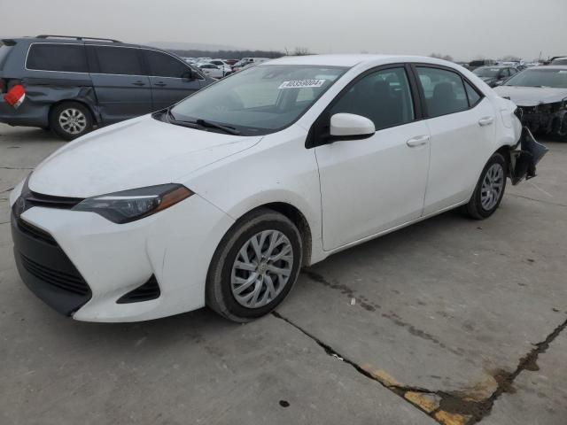 5YFBURHEXKP936721 - 2019 TOYOTA COROLLA L WHITE photo 1