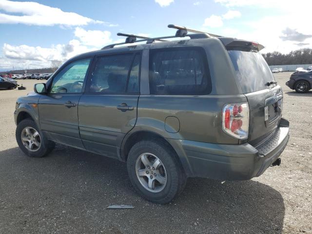 2HKYF18726H500360 - 2006 HONDA PILOT EX GREEN photo 2