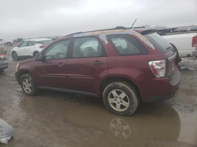 2CNDL23F796216772 - 2009 CHEVROLET EQUINOX LS RED photo 2