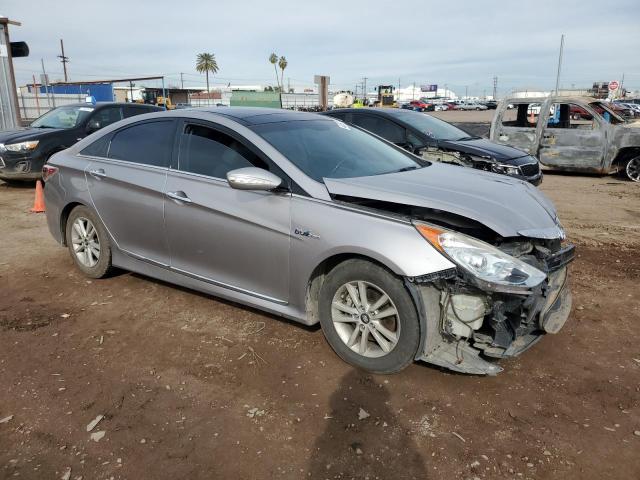 KMHEC4A45CA057200 - 2012 HYUNDAI SONATA HYBRID SILVER photo 4