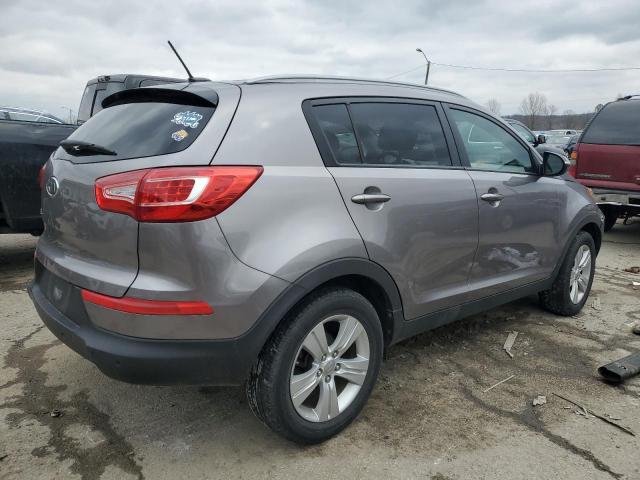 KNDPB3A28B7118642 - 2011 KIA SPORTAGE LX GRAY photo 3