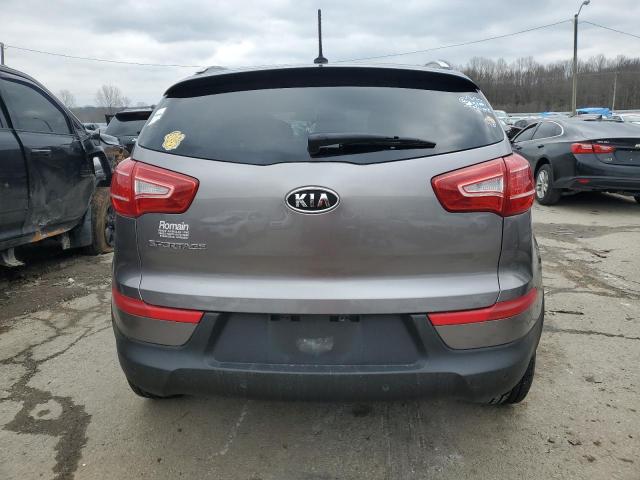 KNDPB3A28B7118642 - 2011 KIA SPORTAGE LX GRAY photo 6