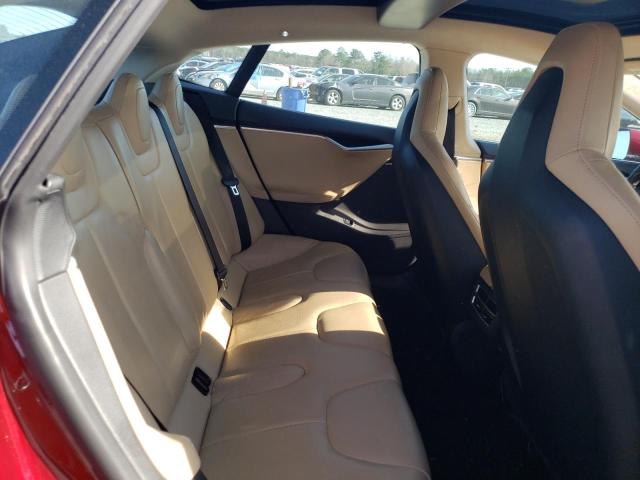 5YJSA1DN4CFS00189 - 2012 TESLA MODEL S Կարմիր լուսանկար 10