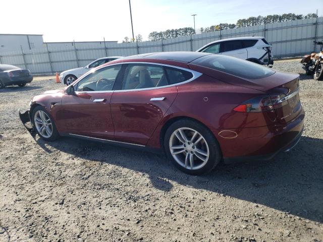 5YJSA1DN4CFS00189 - 2012 TESLA MODEL S Կարմիր լուսանկար 2