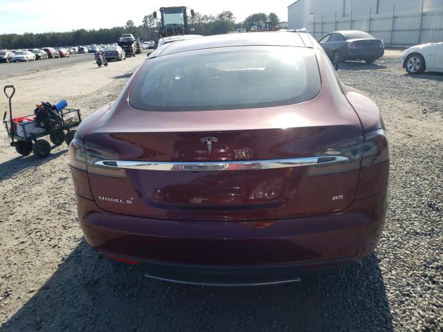 5YJSA1DN4CFS00189 - 2012 TESLA MODEL S Կարմիր լուսանկար 6