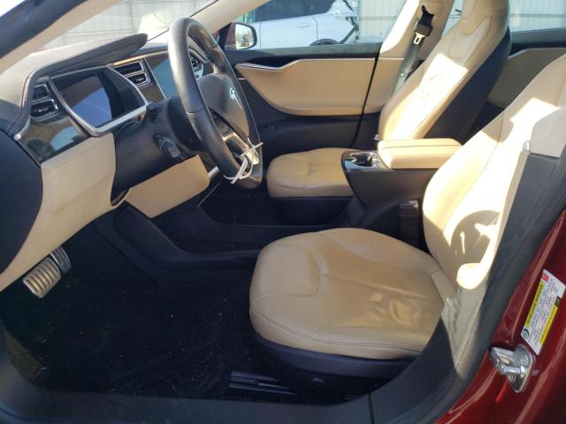 5YJSA1DN4CFS00189 - 2012 TESLA MODEL S Կարմիր լուսանկար 7