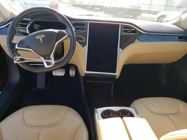 5YJSA1DN4CFS00189 - 2012 TESLA MODEL S Կարմիր լուսանկար 8