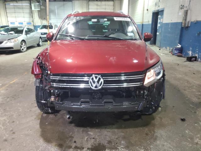 WVGBV7AX6DW006558 - 2013 VOLKSWAGEN TIGUAN S BURGUNDY photo 5