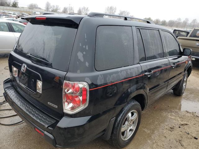 5FNYF18537B007852 - 2007 HONDA PILOT EXL BLACK photo 3